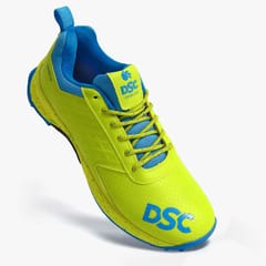 डीएससी जाफ़ा 22 क्रिकेट जूते | नींबू पीला | चमड़ा और जाल सामग्री