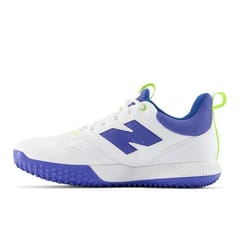 New Balance CK 4020 R5 Rubber Sole Cricket Shoes, White Blue