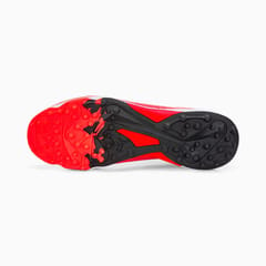प्यूमा एफएच 22 पुरुषों का रबर क्रिकेट जूता, फ़ायरी कोरल-प्यूमा ब्लैक-पॉपी रेड