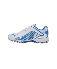 प्यूमा एफएच 22 पुरुषों का रबर क्रिकेट जूता, सफेद-अल्ट्रा नीला