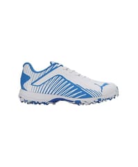 Puma FH 22 Men's Rubber Cricket Shoe, White-Ultra Blue