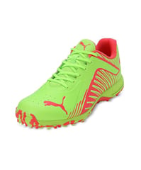 Puma FH 22 Men's Rubber Cricket Shoe, Pro Green-Fire Orchid