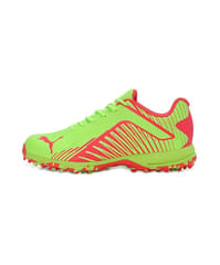 Puma FH 22 Men's Rubber Cricket Shoe, Pro Green-Fire Orchid