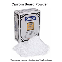 Precise Carrom Bulldog Board ELEGANT® SERIES Bulldog Game Board with Coin, Striker and Powder