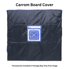 SISCAA SURESLAM Premium Collection Carrom Board with Natural Finish Frame SISCAA SURESLAM Jumbo