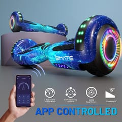 KD 6.5" Hoverboard with Bluetooth & LED Lights, Self Balancing Hover Boards for Kids & Adults & Girls & Boys, for All Ages