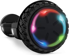 KD All Terrain Hoverboard with LED Lights, LED Light-up Wheels, Self-Balancing Hoverboard with Active Balance Technology, Ages 12+