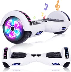 KD Hoverboard, 6.5" Self Balancing Hoverboard Electric Scooter Hoverboard for Kids White