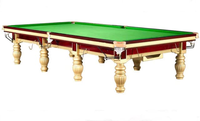 KD Gold Tournament Champion Steel Block Snooker Table Billiards Game Room Table