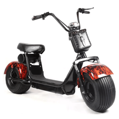 KD Fat Tyre Electric Scooter 18inch 2 wheel smart self balancing electric scooter with Handle bar