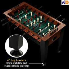KD Foosball PRO CLASSIC 54" Furniture Style Soccer Game Table, 54 inch x 27.25 inch x 34 inch