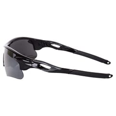 KD Multi-colored Unisex Sports Sunglasses For Cricket, Cycling, Racing, Climbing, Golf, Riding and UV Protection - Free Size , Black Grey
