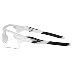 KD Multi-colored Unisex Sports Sunglasses For Cricket, Cycling, Racing, Climbing, Golf, Riding and UV Protection - Free Size , White Clear