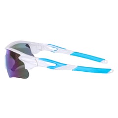 क्रिकेट, साइकिलिंग, रेसिंग, चढ़ाई, गोल्फ, घुड़सवारी और यूवी संरक्षण के लिए केडी बहु-रंगीन स्क्रैच प्रतिरोधी यूनिसेक्स खेल धूप का चश्मा - मुफ़्त आकार