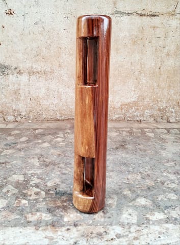 કેડી સામટોલા ફિટનેસ બાર્બેલ ઈન્ડિયન ક્લબ મીલ કારલા કટાઈ ફિટનેસ ટકાઉ લાકડાના સાધનો (2.5 ફૂટથી 3 ફૂટ)