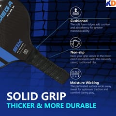 KD Pickleball Paddles, Carbon Fiber Pickleball Set, 2 Paddles with 4 Balls, Portable Carry Bag, USAPA Approved Graphite Pickleball Rackets with Comfort Grip., Assorted Color