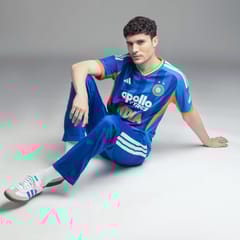 ایڈیڈاس کرکٹ انڈیا T20 کرکٹ جرسی 2026 پلیئر ورژن