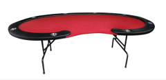 KD Folding Texas Holdem Poker Table