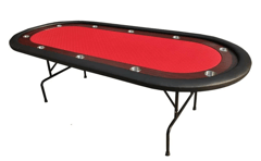 KD Folding Texas Holdem Poker Table