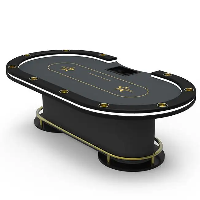 KD Black Panther Poker Table