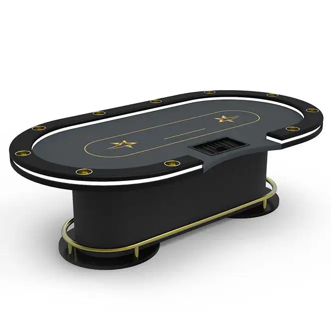 KD Black Panther Poker Table