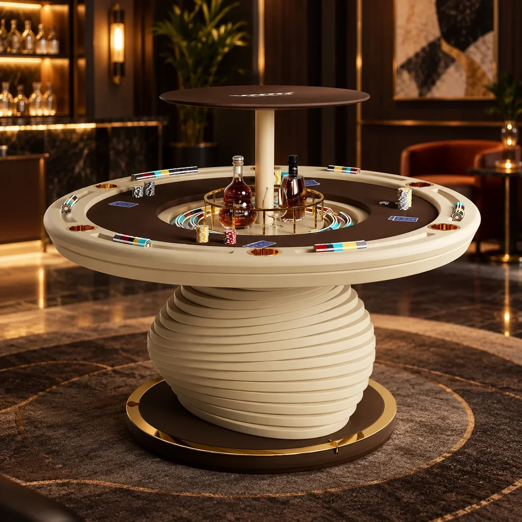 KD Snowtini Zorro Poker Table