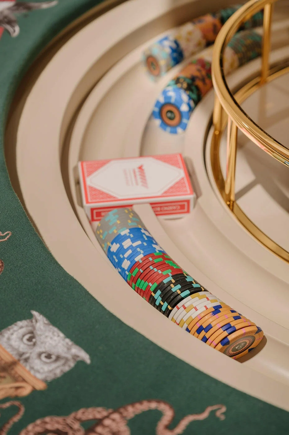 KD Snowtini Zorro Poker Table