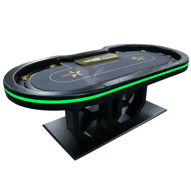 KD Swirl Rings Poker Table