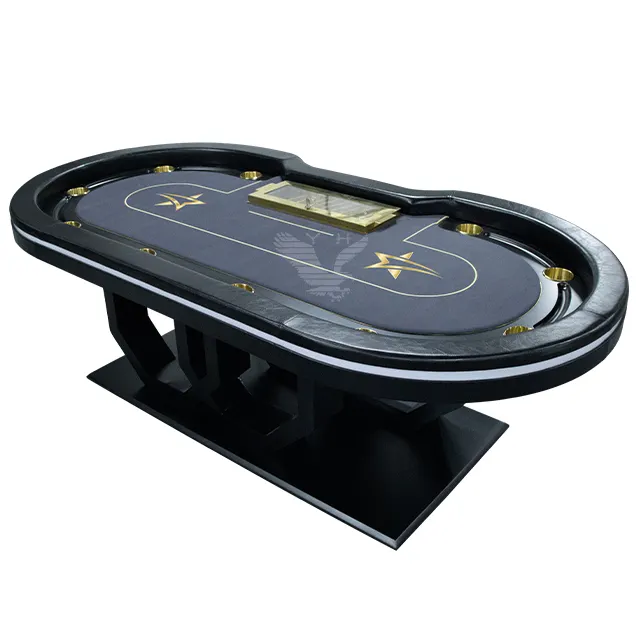 KD Swirl Rings Poker Table