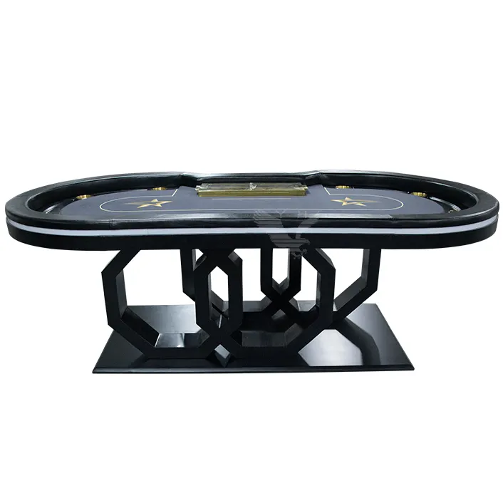 KD Swirl Rings Poker Table