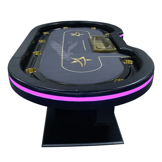 KD Swirl Rings Poker Table