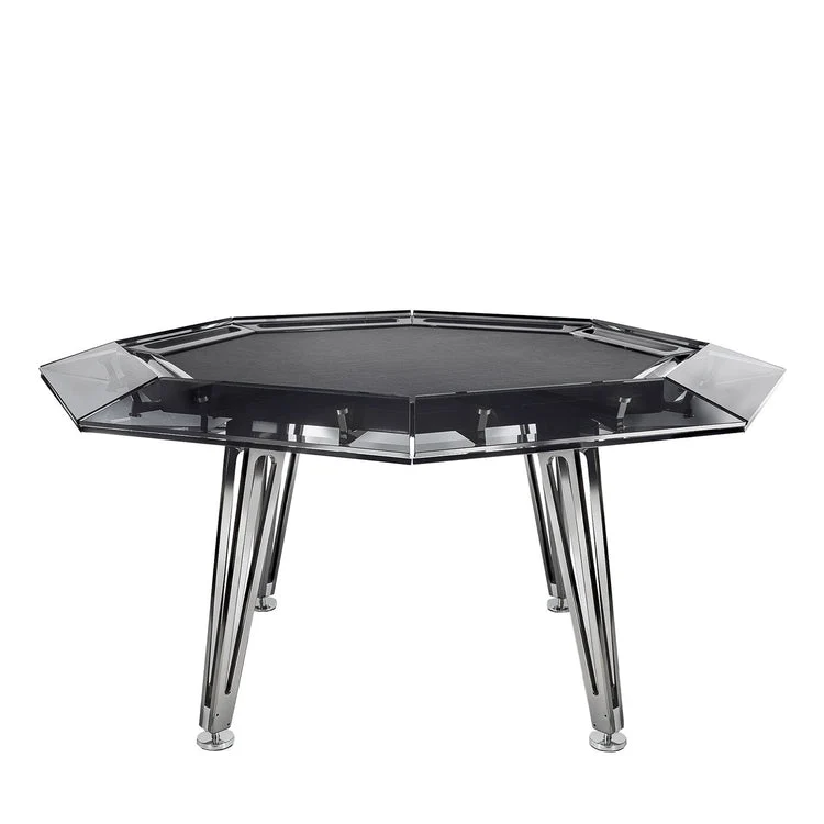 KD Cronus Glass Poker Table