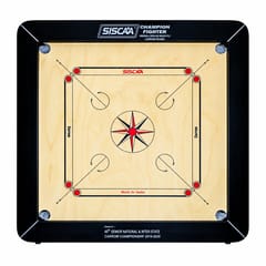 Siscaa Fighter Champion Carrom Board, Birch Plywood Federation Approved Carrom Board