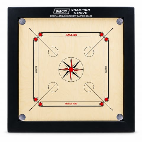 Siscaa Genius Champion Carrom Board Federation Approved Carrom Board