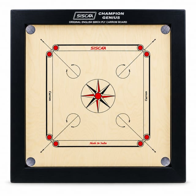 Siscaa Genius Champion Carrom Board Federation Approved Carrom Board