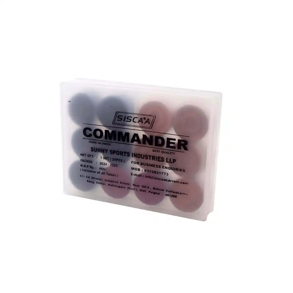 SISCAA CARROM COIN COMMANDER , Carrom Board Accessory Approved & Used in National Tournament Held by Carrom Federation of India