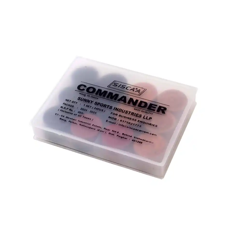 SISCAA CARROM COIN COMMANDER , Carrom Board Accessory Approved & Used in National Tournament Held by Carrom Federation of India