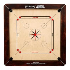 Siscaa Bullet Shot Champion Carrom Board Federation Approved Carrom Board