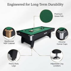 KD 8ft Pool Table, Professional Billiard Table NB-TG03