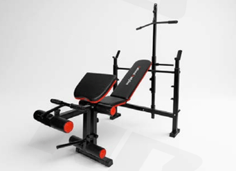 KD Multi Purpose Bench with Pull-Up & Barbell Rack | NB-HF18