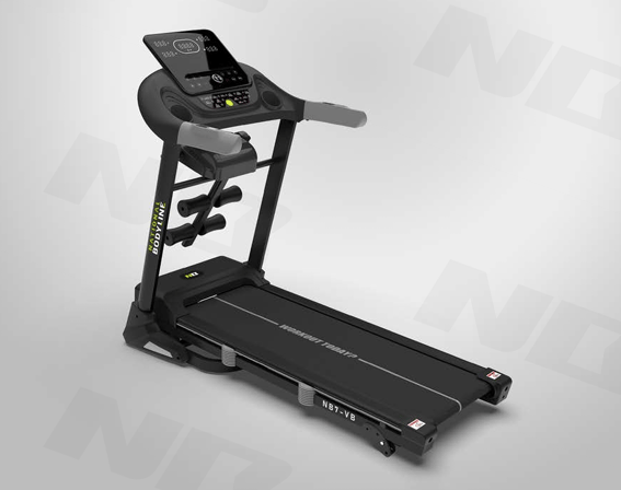 KD Motorized Treadmill with 2.5 HP Peak Motor & Manual Incline | NB 7VB