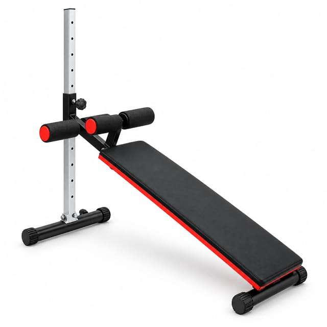 KD Adjustable Abdominal Board Pro | 12-Level Decline Sit-Up Bench | NB-HF12