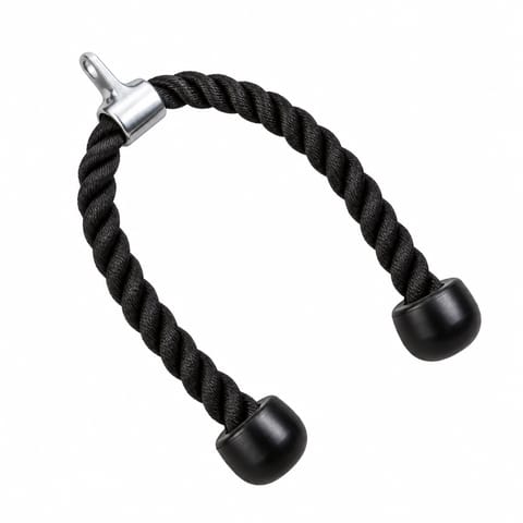 KD Indian Tricep Rope Cable Attachment | Gym Pulley Rope for Triceps, Arms & Upper Body Workout