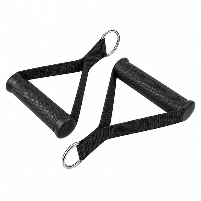KD Nylon Grip Pair | Cable Machine Handle Attachment for Gym & Strength Training