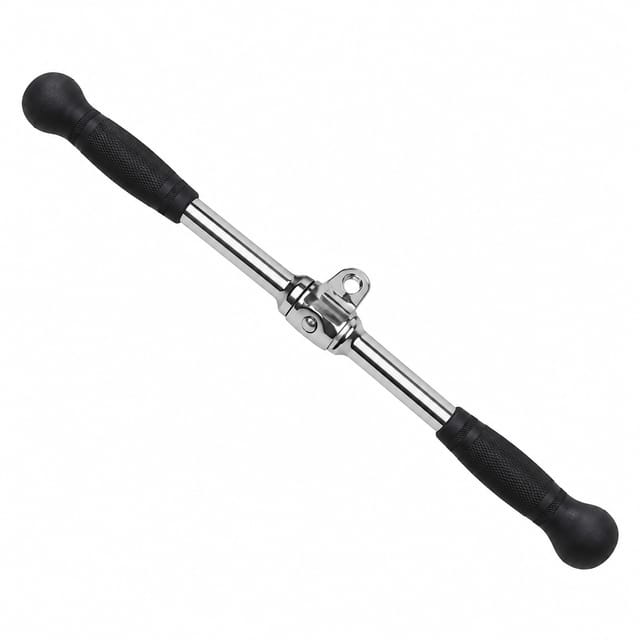 KD Straight Bar Cable Attachment | Gym Pulley Bar for Biceps, Triceps & Upper Body Workout