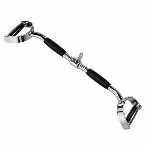 KD Lat Pulldown Bar with D Handles | Cable Machine Back & Upper Body Attachment