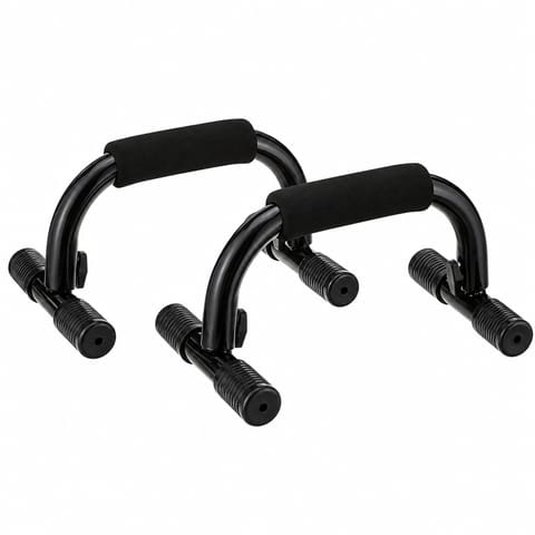 KD Painted D-Type Push-Up Bars | Pair of Portable Push-Up Handles for Home & Gym Workout