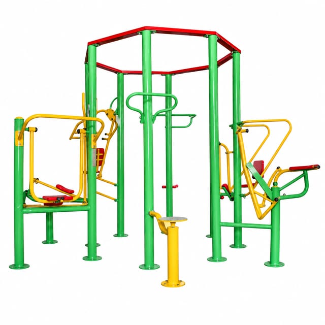 KD 8-Station Outdoor Multi Gym