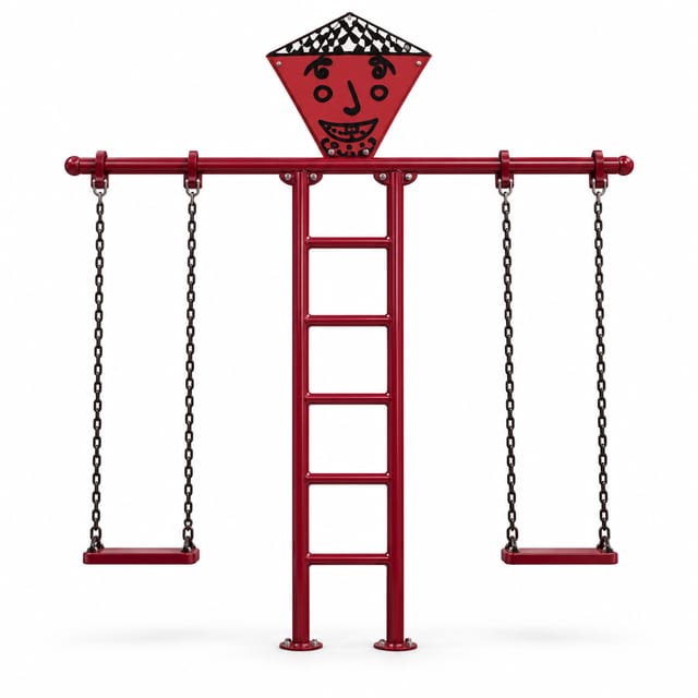 KD CP-1204 Clown Swing – Themed Playground Swing