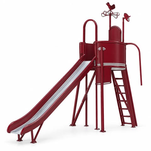 KD CP-1224 Lunar Lander – Playground Slide & Climbing Structure